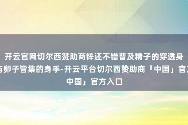 开云官网切尔西赞助商锌还不错普及精子的穿透身手和与卵子皆集的身手-开云平台切尔西赞助商「中国」官方入口